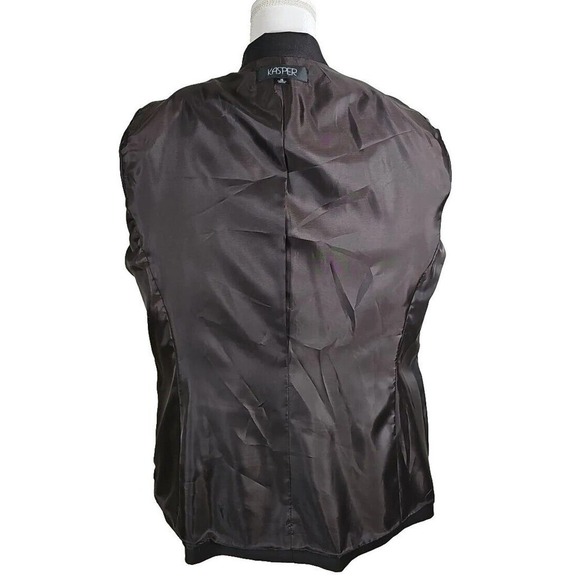Kasper ~Woman Size 16~ Chocolate Brown One Button Lined Career Work Suit Jacket. - Picture 9 of 12